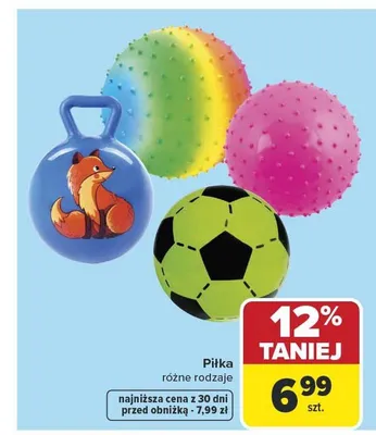 Piłka promocja w Carrefour