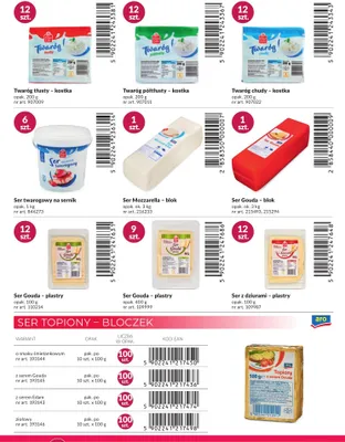 Twaróg półtłusty - kostka promocja w Makro