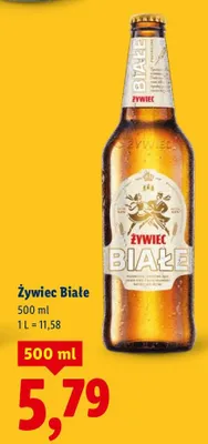 Piwo Żywiec Białe promocja w Lidl
