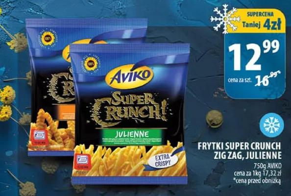 Frytki Super Crunch Zig Zag, Julienne promocja w Arhelan