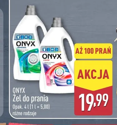 Żel do prania Onyx promocja w Aldi