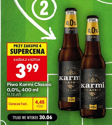 Piwo Karmi Classic promocja w Biedronka