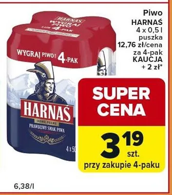 Piwo Premiant Smak Piwa promocja w Carrefour Express