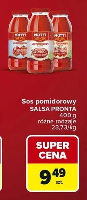 Sos pomidorowy Salsa Pronta Mutti promocja w Carrefour