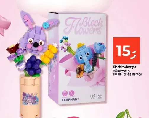 Klocki zwierzęta Block Lovers różne wzory 110 lub 126 elementów promocja w Dealz