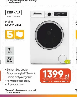 Pralka Kernau KFWM 7512 I promocja w Max Elektro