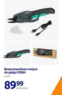 Bezprzewodowe nożyce do gałęzi promocja w Action