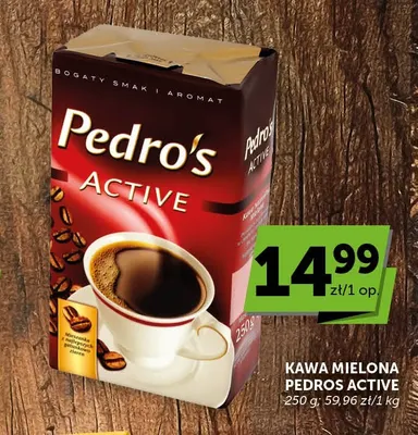 Kawa mielona Pedro's Active promocja w Euro Sklep