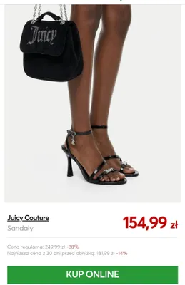 Sandały Juicy Couture promocja w eobuwie.pl