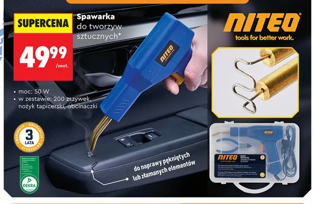 Spawarka do tworzyw sztucznych Niteo promocja w Biedronka