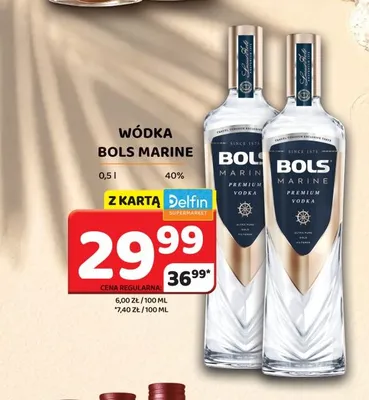 Wódka Bols Marine promocja w Delfin