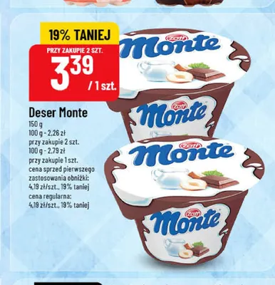 Deser Monte promocja w POLOmarket