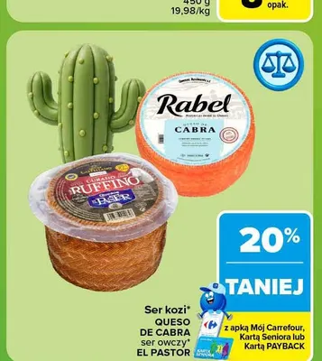 Ser owczy El Pastor promocja w Carrefour Market