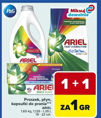 Kapsułki do prania promocja w Carrefour Market