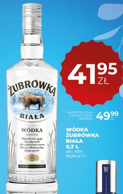 Wódka Żubrówka Biała promocja w Duży Ben