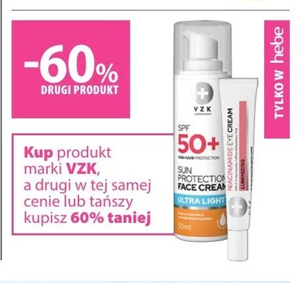 Produkty VZK promocja w Hebe
