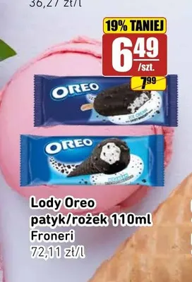 Lody na patyku Oreo promocja w API Market