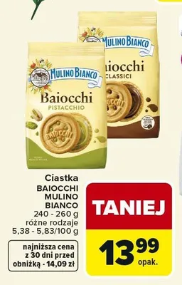Ciastka BAIOCCHI MULINO BIANCO promocja w Carrefour Market