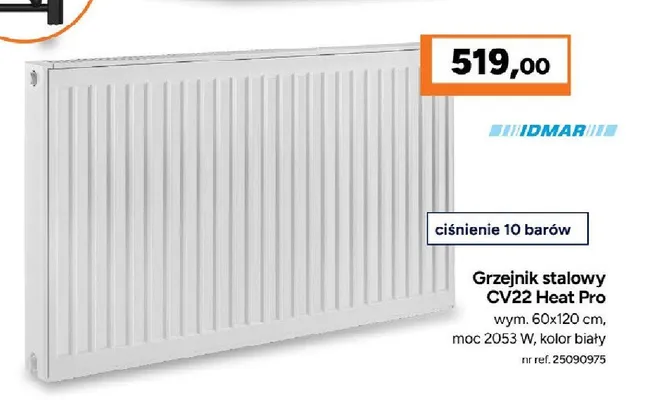Grzejnik stalowy Idmar CV22 Heat Pro promocja w Bricoman