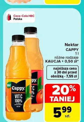 Nektar Cappy promocja w Carrefour
