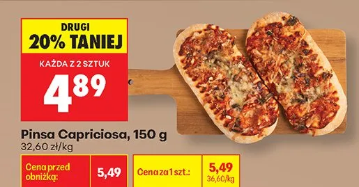 Pinsa Capriciosa promocja w Biedronka