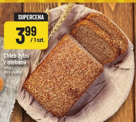 Chleb żytni z otębami promocja w POLOmarket