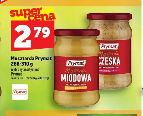 Musztarda czeska Prymat promocja w TOPAZ