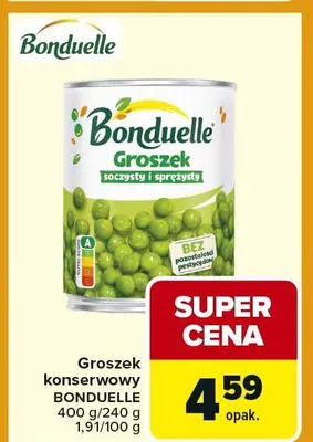 Groszek konserwowy soczysty i sprężysty promocja w Carrefour