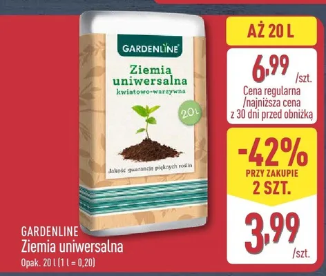 Ziemia uniwersalna 20 l promocja w Aldi