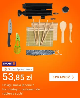 Zestaw do robienia sushi promocja w Allegro