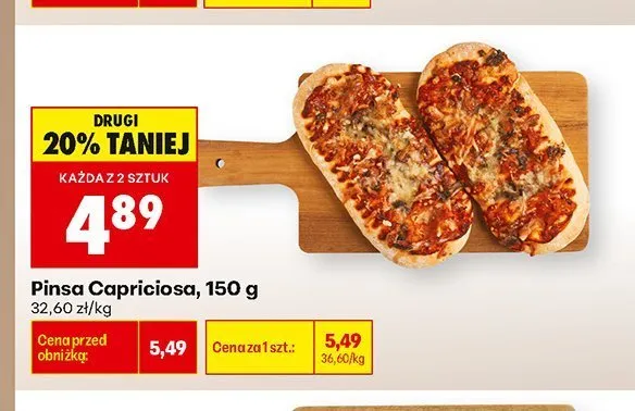 Pinsa Capriciosa promocja w Biedronka