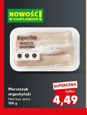 Morszczuk argentyński filet bez skóry SuperFish promocja w Kaufland
