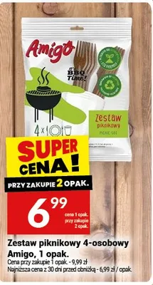 Zestaw piknikowy 4-osobowy Amigo promocja w Twój Market