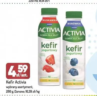 Kefir jogurtowy Activia Truskawka promocja w Avita