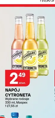 Napój Tymbark Cytroneta Rabarbar promocja w Chorten