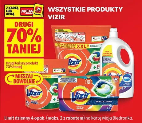 Kapsułki do prania Pods promocja w Biedronka