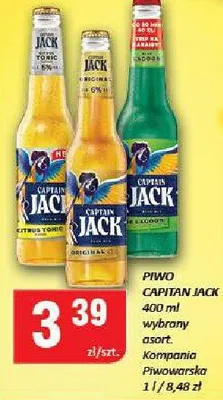 Piwo Captain Jack promocja w Chorten