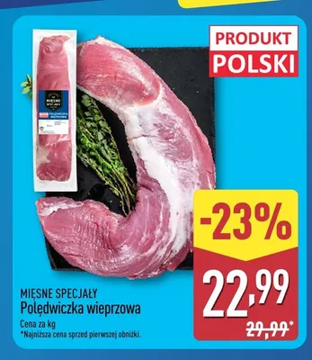 Polędwiczka wieprzowa Mięsne Specjały promocja w Aldi