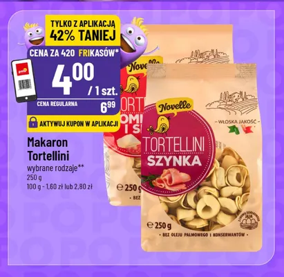 Makaron Tortellini Novelle promocja w POLOmarket