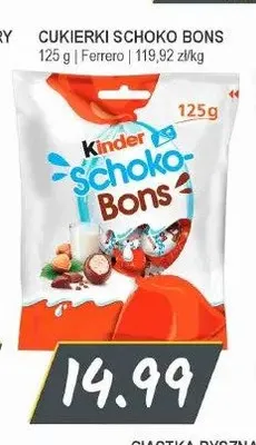 Cukierki Kinder Schoko-Bons promocja w Słoneczko