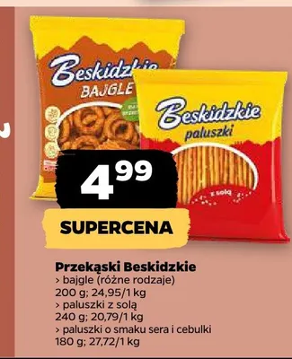 Przekąski Beskidzkie bajgle promocja w Netto