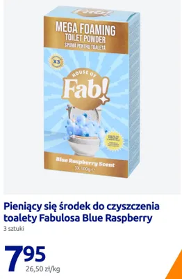 Pieniący się środek do czyszczenia toalety Fabulosa Blue Raspberry 3-pak 100 g promocja w Action