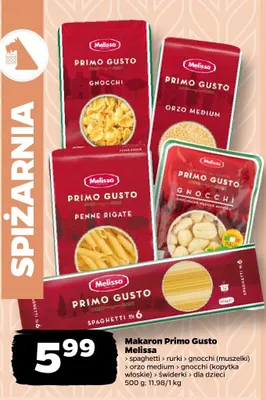 Makaron gnocchi kopytka włoskie Primo Gusto Melissa promocja w Netto