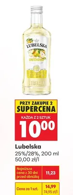 Wódka gruszkowa 25%/28% promocja w Biedronka