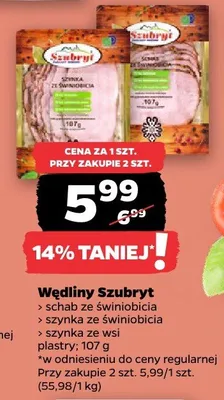 Szynka ze świniobicia promocja w Netto