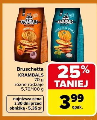 Bruschetta Krambals promocja w Carrefour