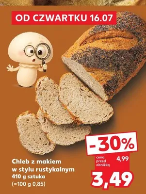 Chleb z makiem w stylu rustykalnym promocja w Kaufland