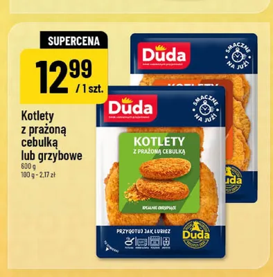 Kotlety grzybowe Duda promocja w POLOmarket