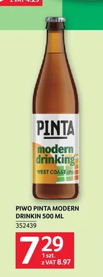 Piwo Pinta Modern Drinkin promocja w Selgros