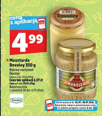 Musztarda Develey promocja w TOPAZ
